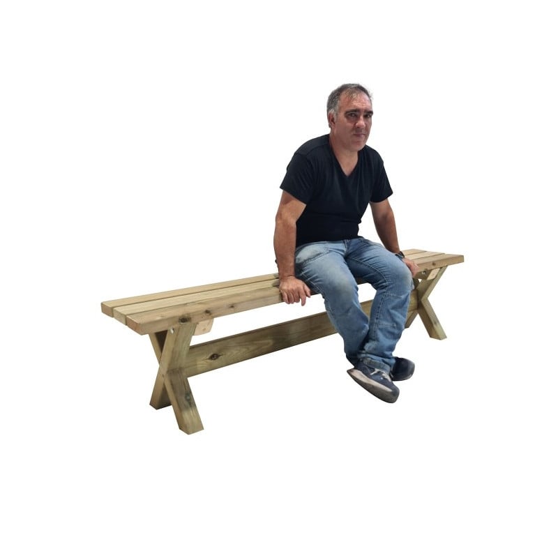 Banco de madera MASGAMES XERTA 180 cm