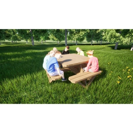 Mesa de picnic infantil MASGAMES PERSIC