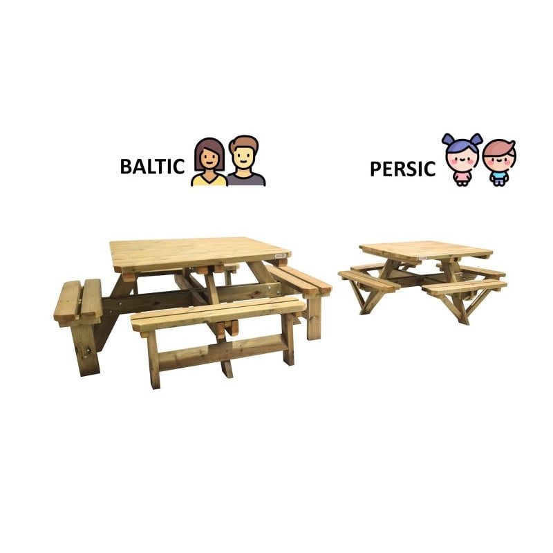 Mesa de picnic infantil MASGAMES PERSIC
