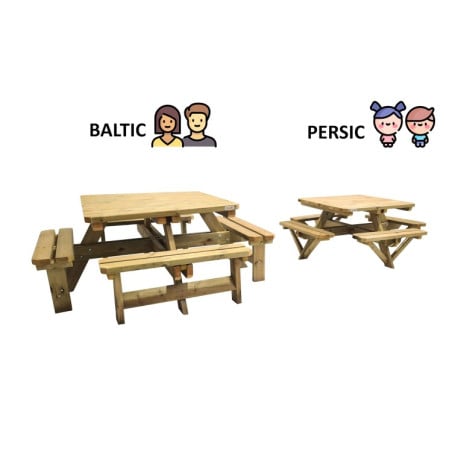 Mesa de picnic infantil MASGAMES PERSIC