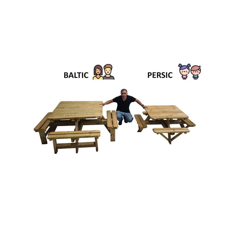 Mesa de picnic infantil MASGAMES PERSIC