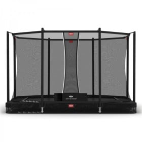 Cama elastica BERG Inground Ultim Favorit 410 + Red Comfort Negro