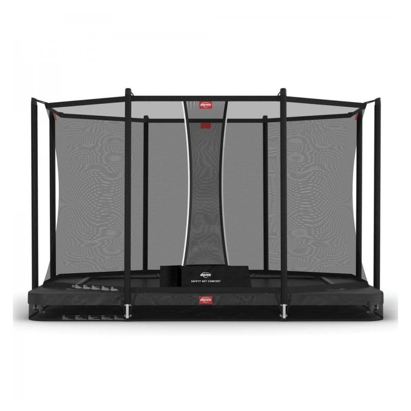 Cama elastica BERG Inground Ultim Favorit 410 + Red Comfort Gris