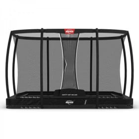 Cama elastica BERG Inground Ultim Champion 330 + Red Deluxe Negro