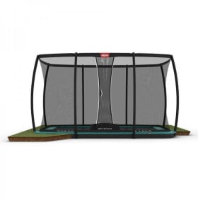 Cama elastica BERG Flatground Ultim Champion 410 + Red Deluxe XL Verde