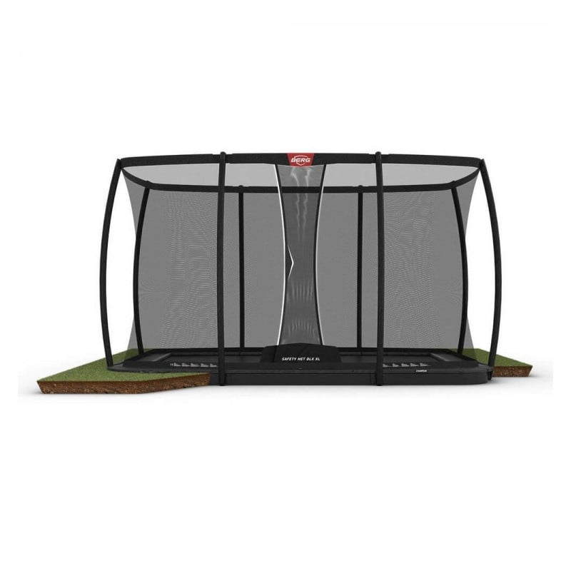 Cama elastica BERG Flatground Ultim Elite 500 + Red Deluxe XL Gris