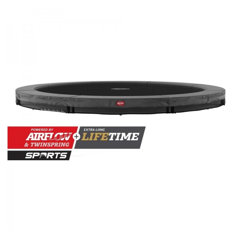 Cama elastica BERG Inground Champion 380 Gris