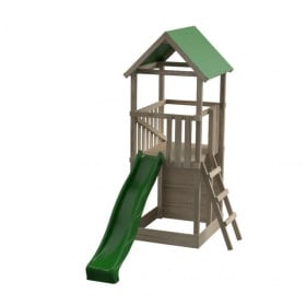 Parque infantil Masgames TIBIDABO L techo de lona Escalada: con arenero en la base y pared de escalada 2