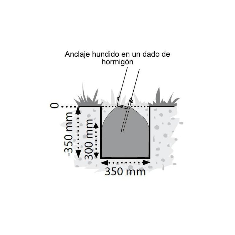 Anclaje largo MASGAMES