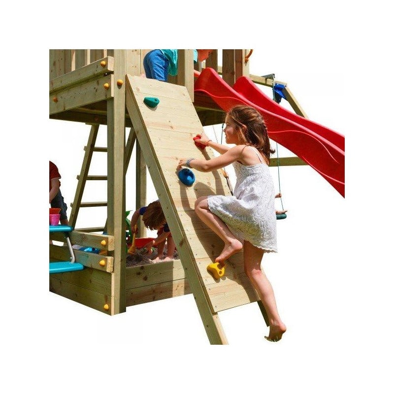 Pared de escalada MASGAMES WALL L (plataforma a 120 cm)