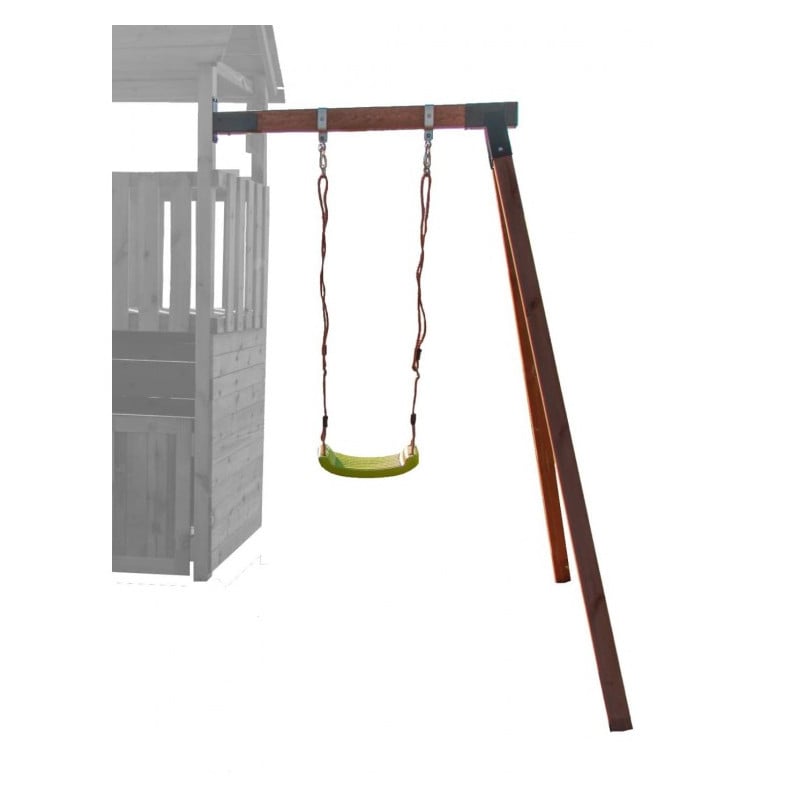 Columpio apoyado individual L (plataforma a 120 cm)