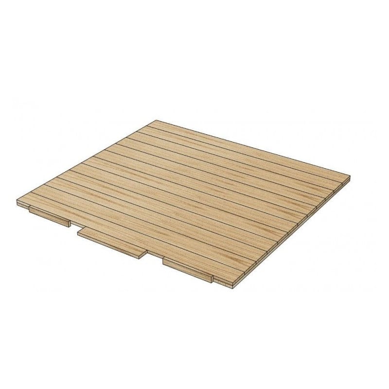 Suelo de madera para casita Masgames LOLLIPOP XL Horeca