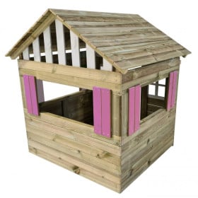 Casita de madera Masgames LOLLIPOP XL Horeca rosa 2