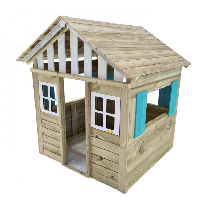 Casita de madera Masgames LOLLIPOP XL Horeca azul