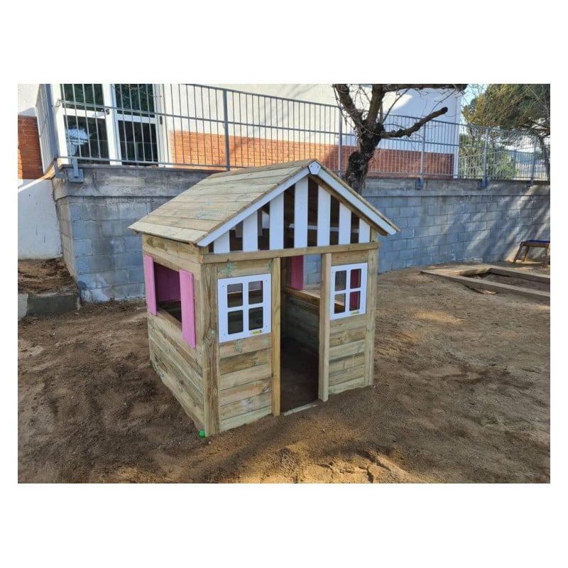 Casita de madera Masgames LOLLIPOP XL Horeca azul