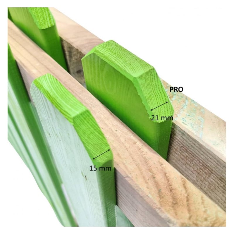 Valla de madera Masgames MERLET 80 Madera sin pintar