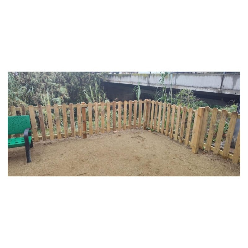 Valla de madera Masgames MERLET 100 Plus Madera sin pintar