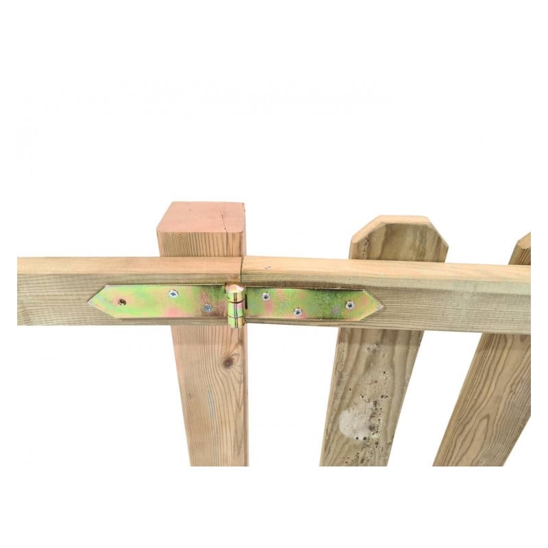 Puerta para valla de madera Masgames MERLET 80 Madera sin pintar