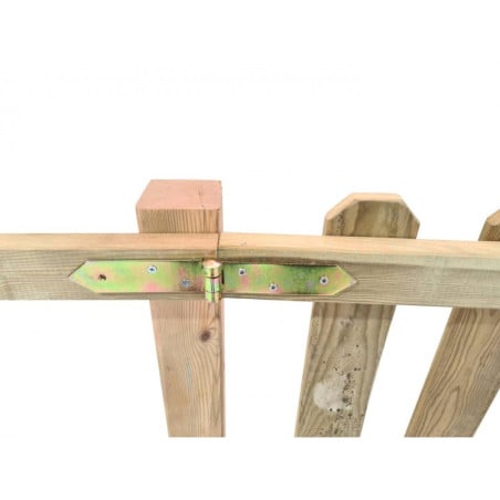 Puerta para valla de madera Masgames MERLET 80 Madera sin pintar