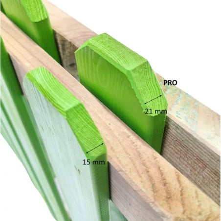 Puerta para valla de madera Masgames MERLET 80 Madera sin pintar