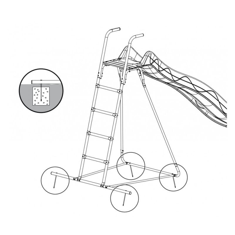 Tobogan metalico Masgames TUCA L