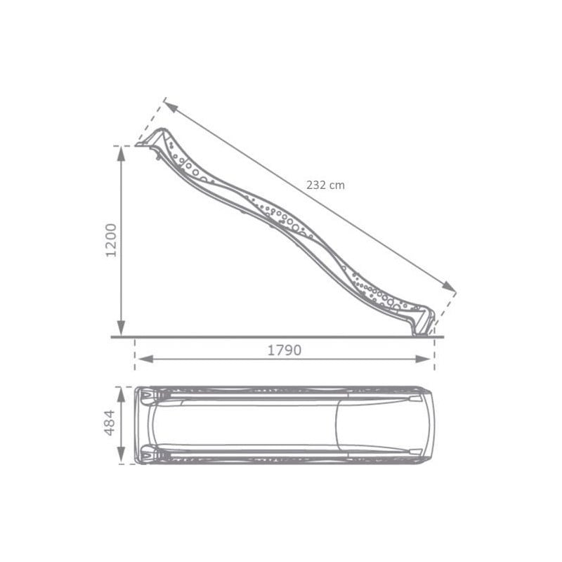 Tobogan metalico Masgames TUCA L