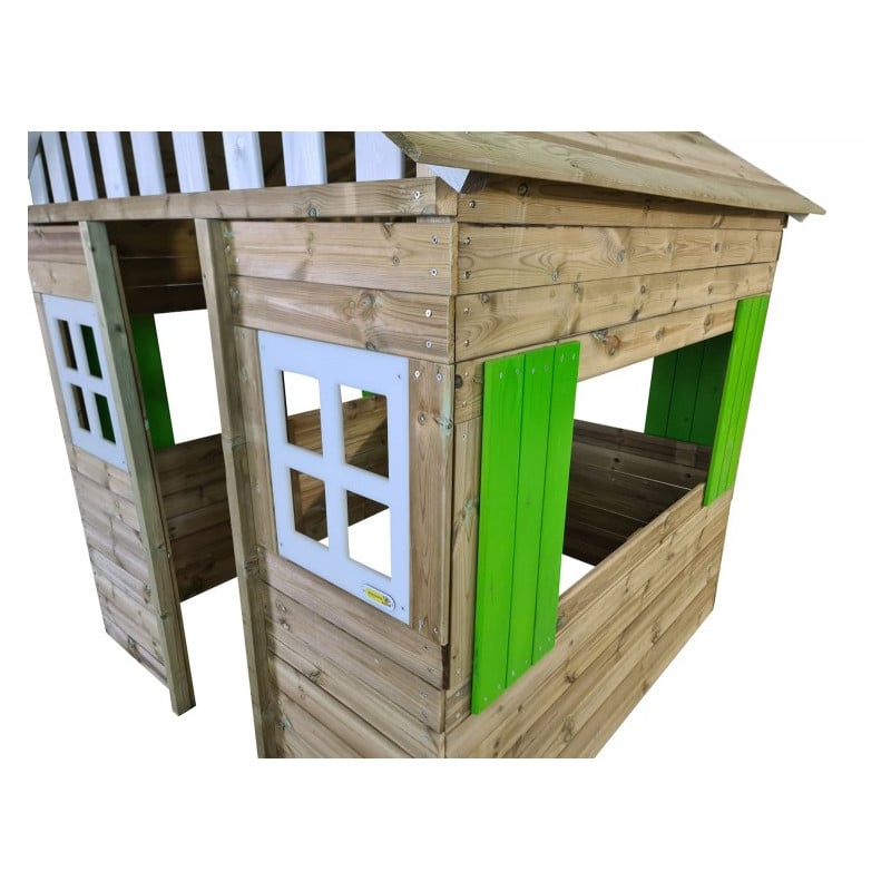 Casita de madera Masgames LOLLIPOP XXL Horeca Verde