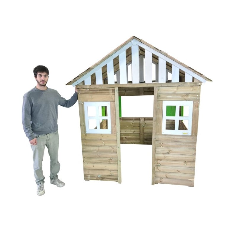 Casita de madera Masgames LOLLIPOP XXL Horeca Blanco