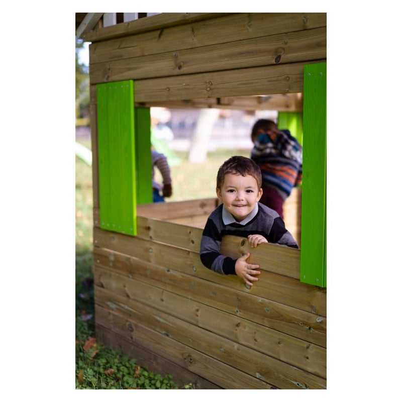 Casita de madera Masgames LOLLIPOP XXL Horeca Rosa