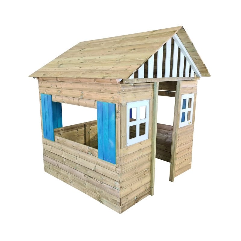Casita de madera Masgames LOLLIPOP XXL Horeca Azul
