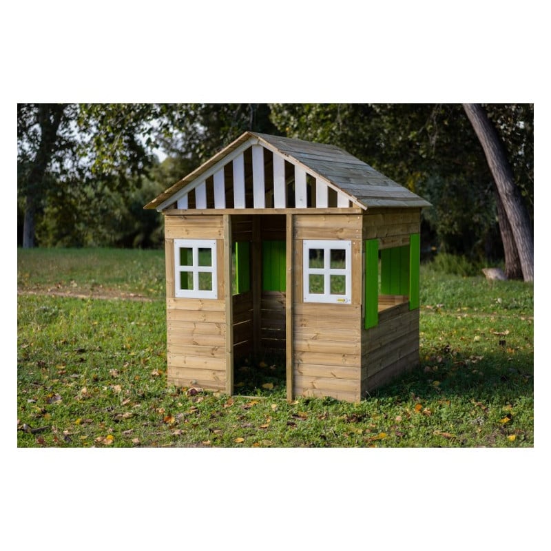 Casita de madera Masgames LOLLIPOP XXL Horeca Azul