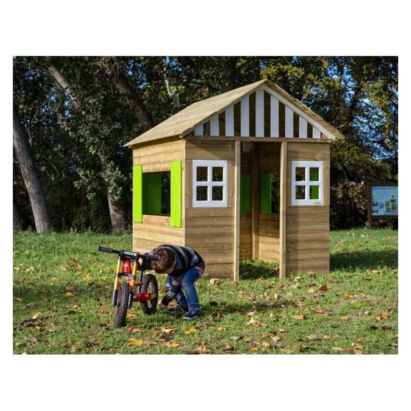 Casita de madera Masgames LOLLIPOP XXL Horeca Azul