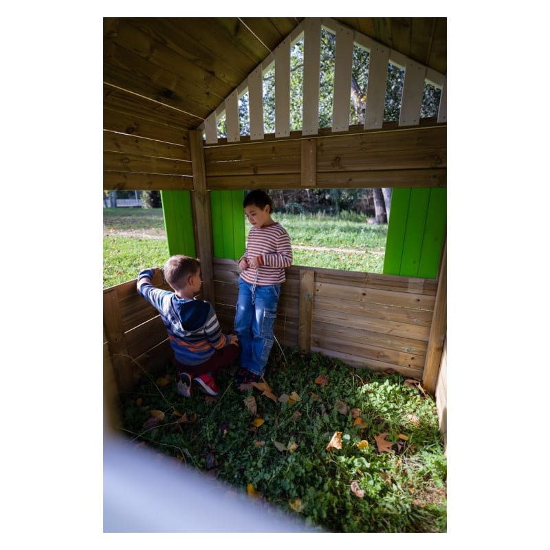 Casita de madera Masgames LOLLIPOP XXL Horeca Azul