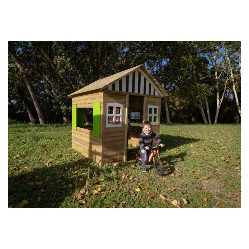 Casita de madera Masgames LOLLIPOP XXL Horeca Azul