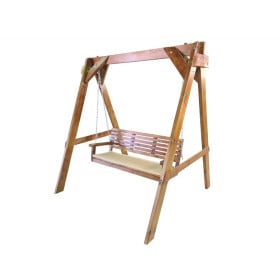 Balancin de jardin MASGAMES ELNA L Con cojin en el banco 2