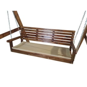 Banco del balancin de jardin MASGAMES ELNA L Con cojin en el banco 2