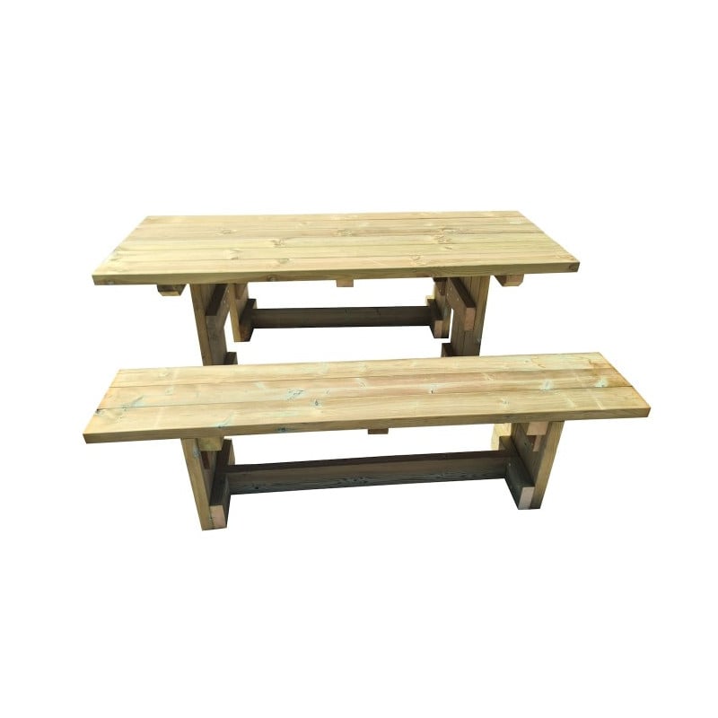 Mesa de picnic MASGAMES CALELLA con bancos independientes