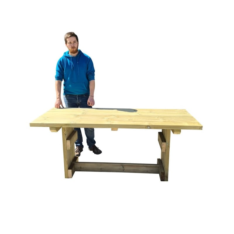Mesa de madera de exterior MASGAMES CALELLA