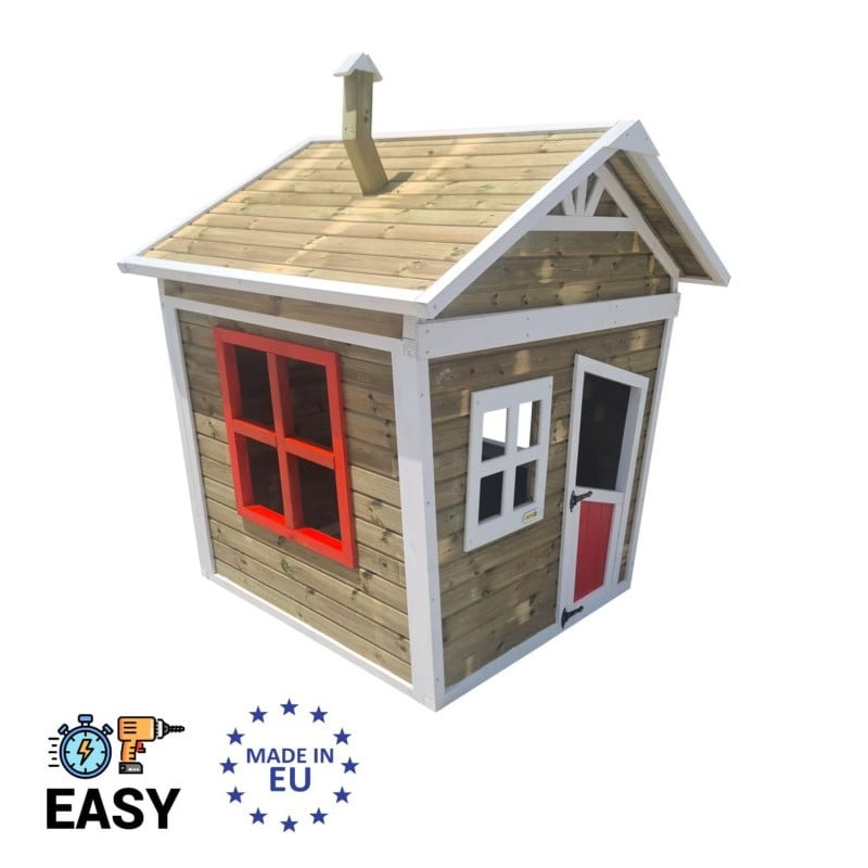 Casita infantil de madera por paneles Masgames FADA