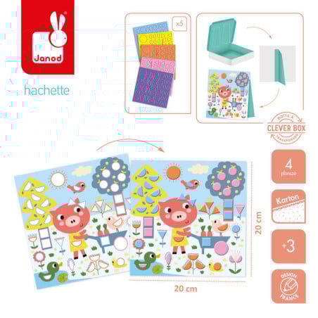 Set Creativo Pegatinas Geométricas