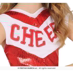 Disfraz Animadora Rojo 3-4 Años 2