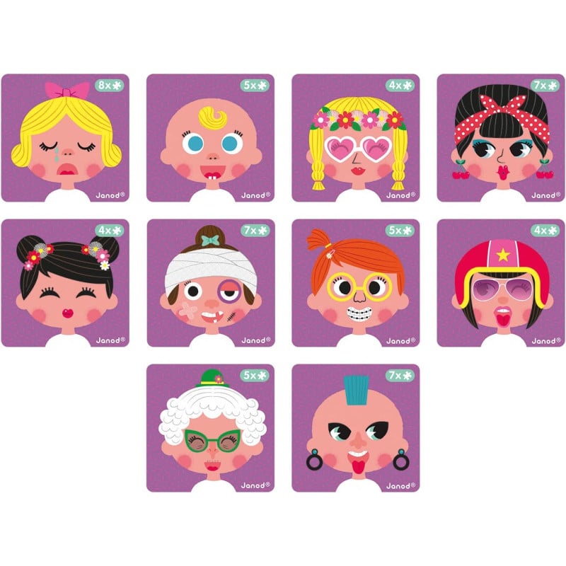 Magneticbook Crazy Faces Chica