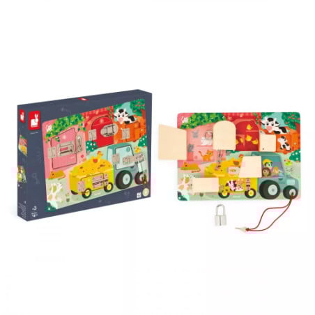 Tablero de Cerraduras la Granja de Janod