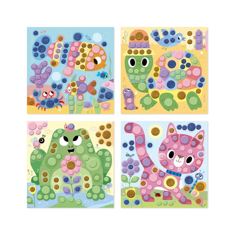 Manualidades Pegatinas Redondas 4 Años