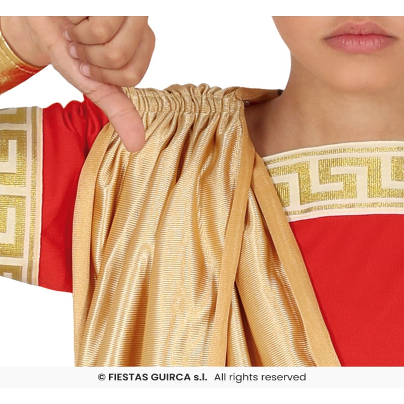 Disfraz Romano Rojo 7-9 Años