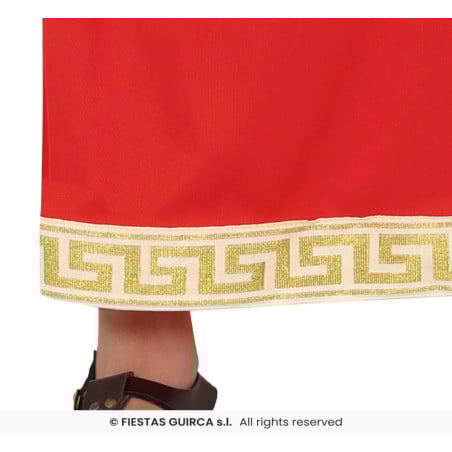 Disfraz Romano Rojo 10-12 Años