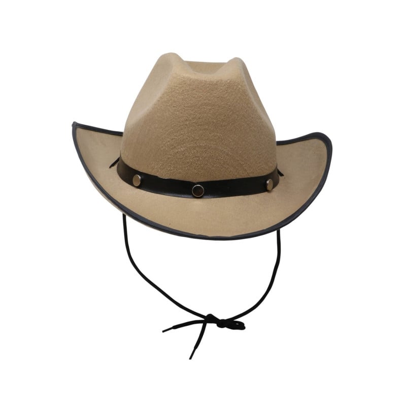 Sombrero Vaquero De Fieltro Marrón Clarito