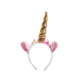 Diadema Unicornio Oro 2