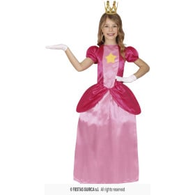 Disfraz Princesa Peach 7-9 Años
