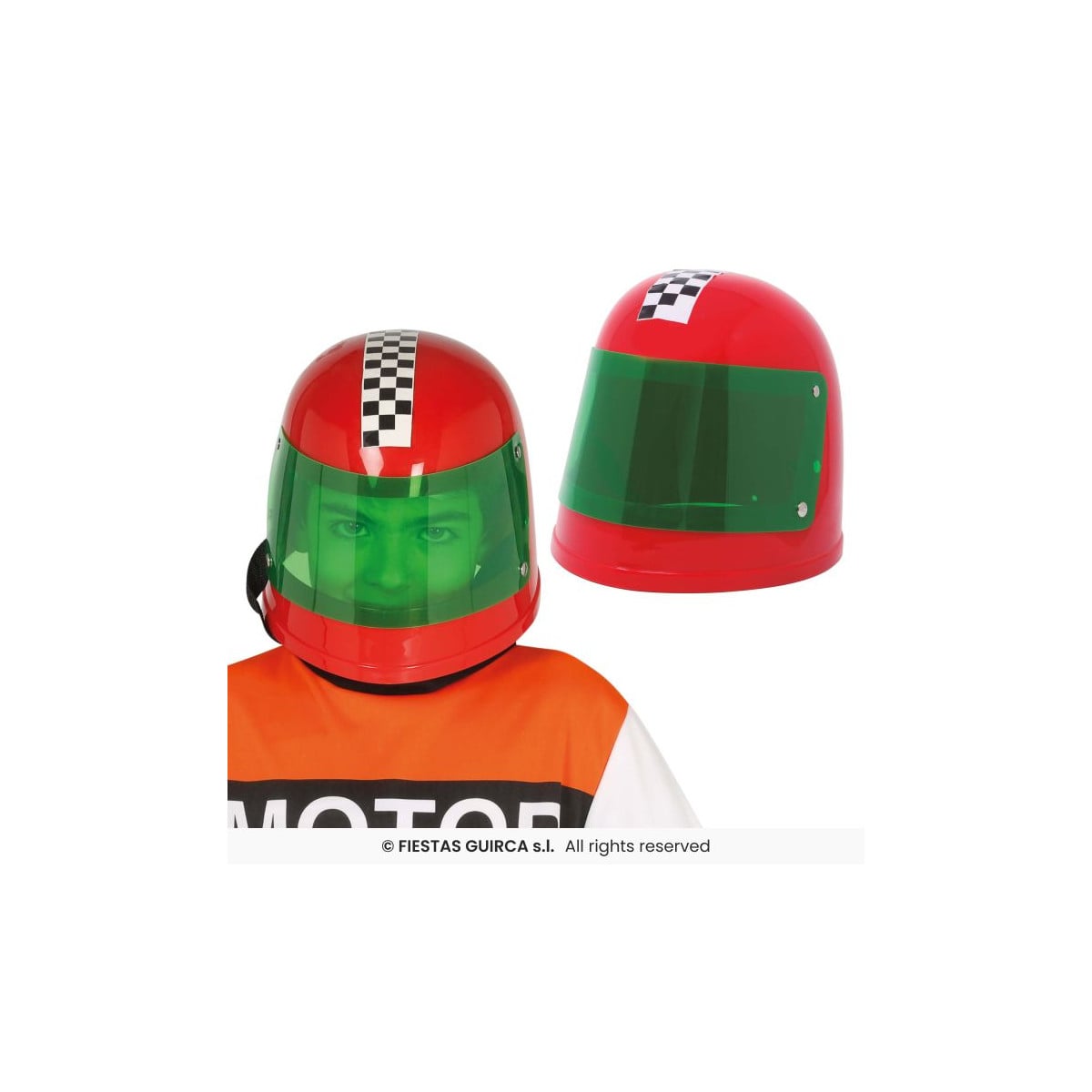 Casco Piloto F1 Infantil Rojo